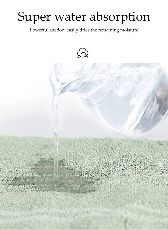 DUNISO 4 Pcs Hand Towels，Cotton Face Towels,Combed Cotton Bath Towels，Quick Dry Highly Absorbent Soft High Quality，for Bathing, Hands,Face,Gym And Spa，34*74cm，Mint Green/Beige/Cream/Peach Tones - Image 4