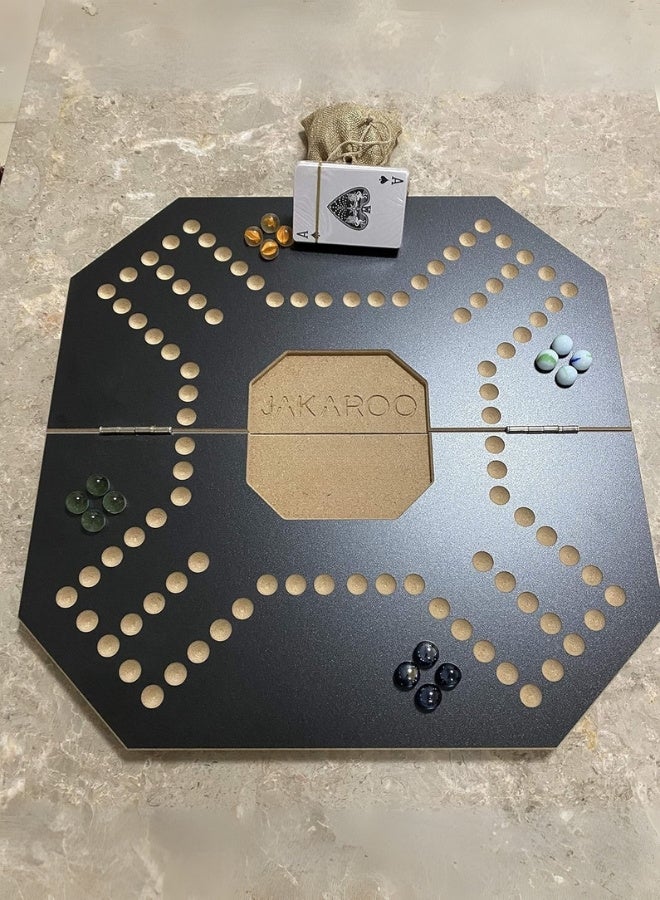 JAKAROO Jackaroo Strategic Planning Board Game With Balls And Playing Cards - Image 4
