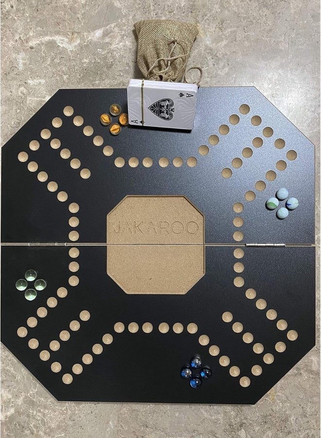JAKAROO Jackaroo Strategic Planning Board Game With Balls And Playing Cards - Image 2
