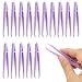 Trinkrittey 15 Pcs Tweezers for Crafting 314 inch Plastic Tweezers Beads Tweezer for DIY Jewelry Making Crafts Handmade Beading Project Picking and Placing BeadsPurple - Image 2