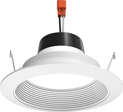 Juno 5 Inch LED Recessed Lighting, G4 Series Retrofit LED Downlight, Ceiling Light for Kitchen or Shower, 700 Lumens, 2700K Soft White, Wet Location Rated, Dimmable, Baffle Trim - Image 1