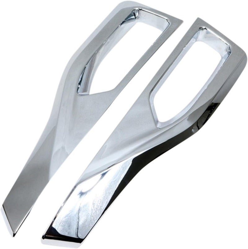 QASULER Chrome Fog Light Lamp Cover for Nissan Leaf ZE1 - Image 1