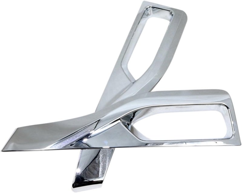 QASULER Chrome Fog Light Lamp Cover for Nissan Leaf ZE1 - Image 2