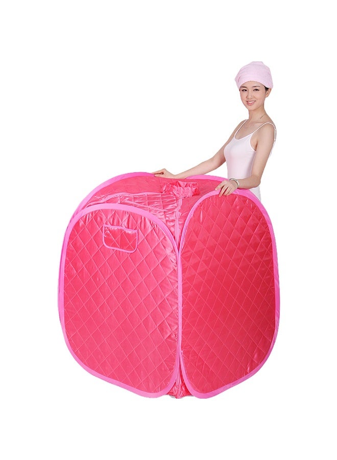DubaiGallery Portable Home Sauna Tent Cover Only Without Machine, Heat Retaining Waterproof Foldable Steam Spa Enclosure with Zipper Access, Compact Personal Wellness Tent for Relaxation, Indoor Spa and Home Use, Pink - Image 4