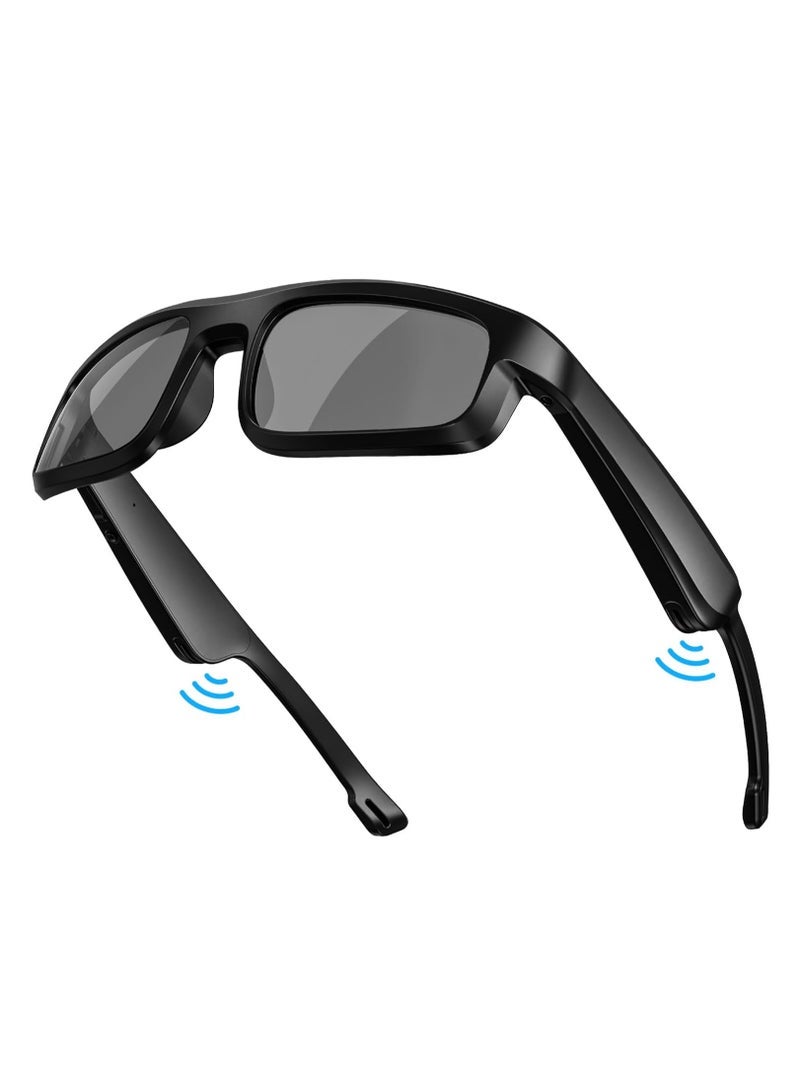 Smart Glasses, Polarized Bluetooth Sunglasses, Built-in Mic and Speakers, Voice Assistant, UV Protection Audio Sun Glass - Image 1