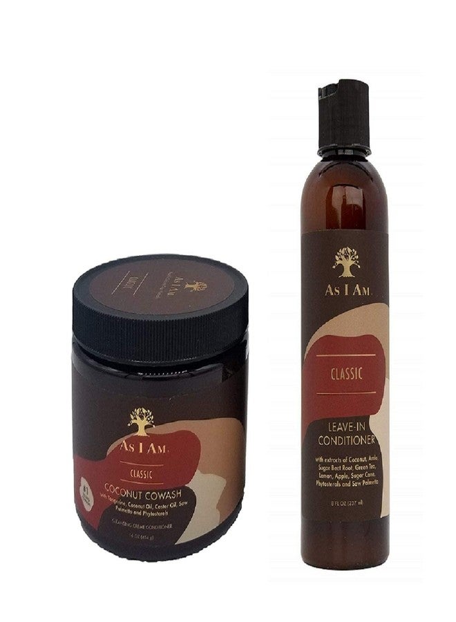I AM As I Am Leave-in Conditioner 8 Ounce and Coconut Cowash Cleansing Conditioner 16 Ounce - Image 3