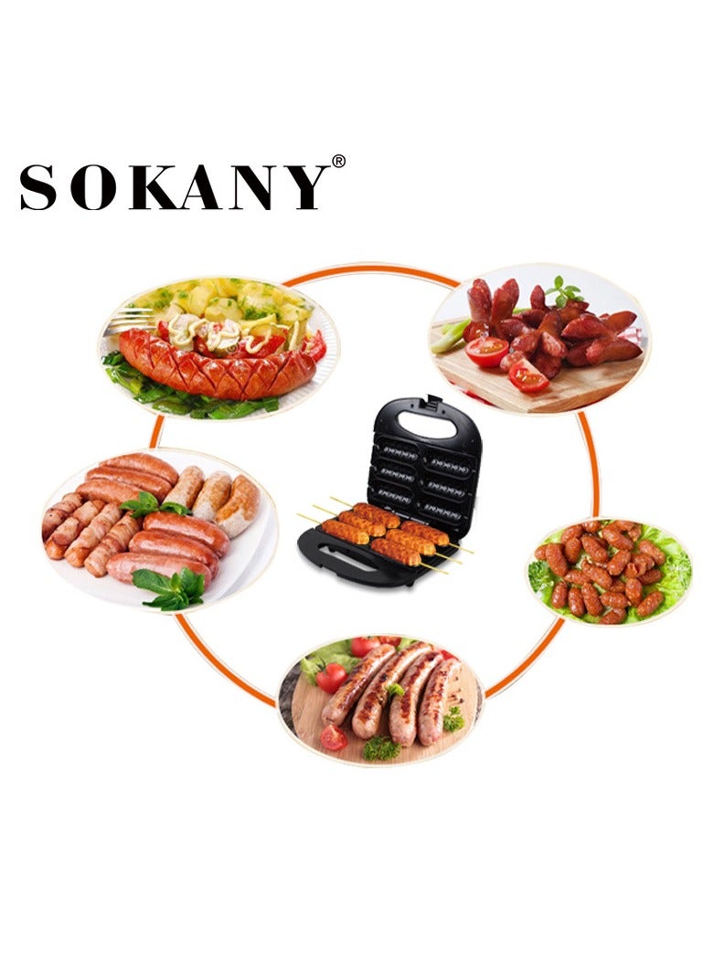 sokany Electric Hot Dog Maker, Waffle Stick Maker, Non-stick Coating Cook Multifunctional breakfast maker, SK-110(Black)  - Image 3