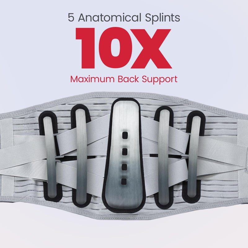 AGEasy Antara Spine Pro Belt for Lower Back Pain Relief, Sciatica, Muscle Strains, and Spinal Recovery | Adjustable Lumbar Support Belt for Men & Women | Improves Posture, Reduces Discomfort, Enhances Stability & Aids in Injury Recovery | Orthopedic LS Belt (XL) - Image 4