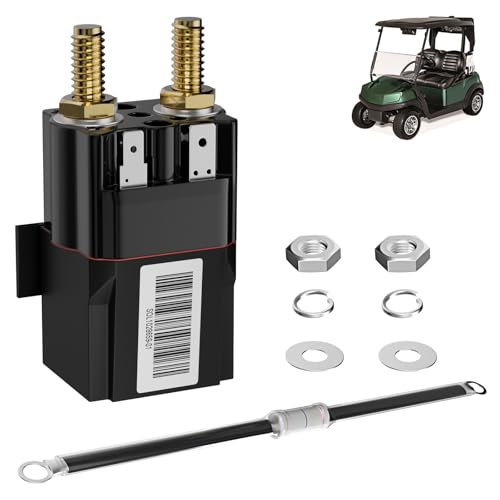 Panglong Club Car Solenoid 48 Volt, Albright 4 Terminal Club Car 48V Solenoid Suitable for 2018-Up Tempo and Club Car New Model Golf Cart, Replace OEM #102865901,1028659-01, SU60-2122P - Image 1