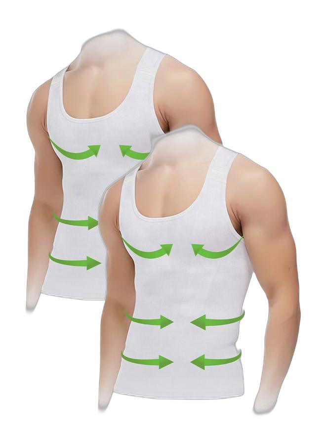 maximar Two Pieces (1+1) of Men's slimming shirt Maximar and belt to hide belly and body sagging - Image 1
