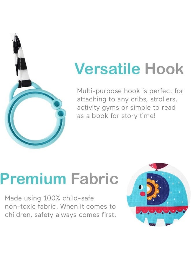 أوربان كيدي TM Baby's My First Family Album | Soft Photo Cloth Book Gift Set for Newborn Toddler  Kids (Elephant) - Image 4