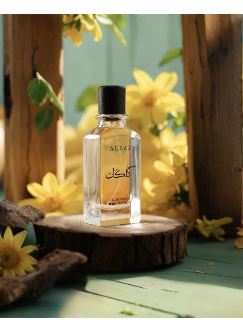 العز للعود Al Ezz Oud عطر كلكات للجنسين – أو دو برفيوم فاخر بروح منعشة وخشبية مع العنبر الأبيض وزهر البرتقال – 75 مل - Image 2