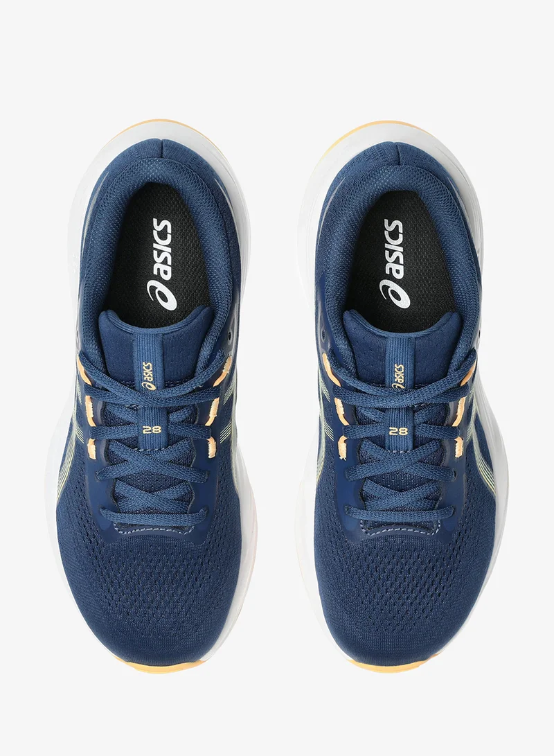 Asics INDEPENDENCE BLUE/ORANGE GLOW Youth Gel-Cumulus 28 Gs  | Best Price UAE