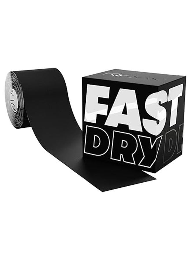 Kintex Kinesiology Fast Dry Tape For Pain Relief - Black Color, Size - 5 *500 cm