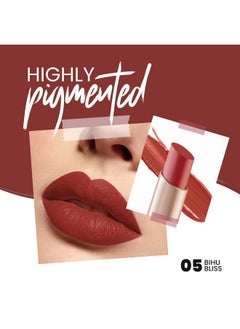 Mars MARS Creamy Matte Long Lasting Lipstick for Women | Creamy Lipstick | Single Swipe Application | Smooth & Light Weight (3.2 gm) (05-Bihu Bliss)  - Image 2