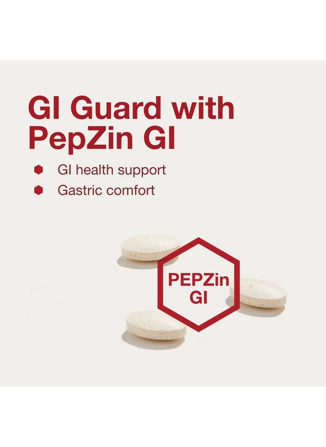Protocol For Life Balance - Protocol GI Guard - for Gastric Health & Comfort - with PepZin GI - for Digestive Gut Health - Non-GMO & Vegan - 60 Tablets - Image 1