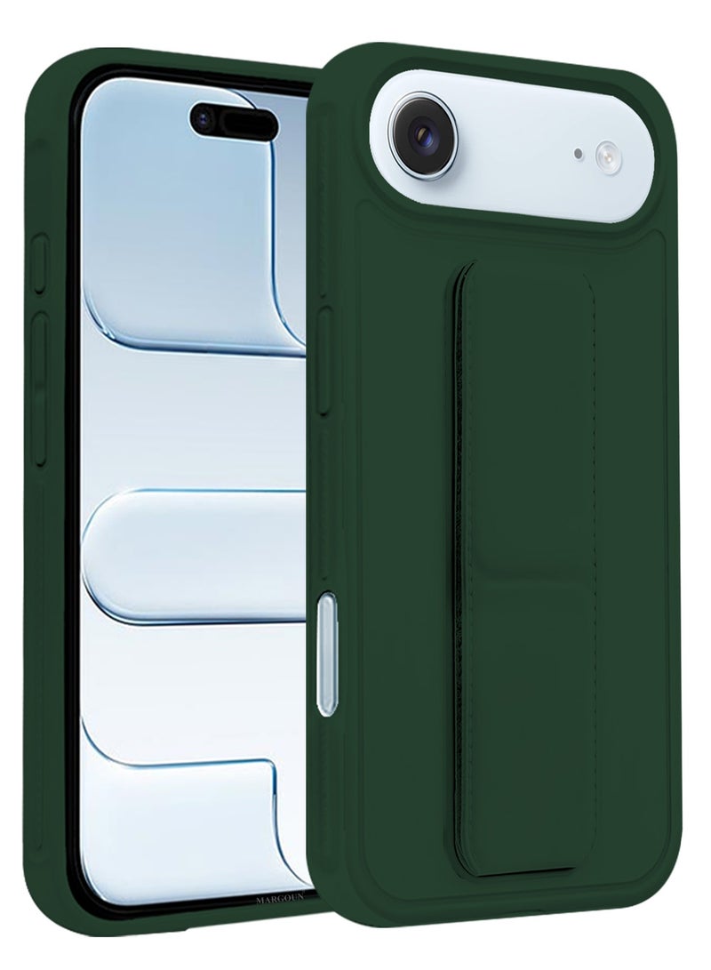 CATANES Premium PU Leather Case for iPhone 17 Air with Stand Function Shockproof and Anti Scratch Finger Grip - Image 3