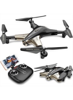 SYMA Drone with 1080P FPV Camera,Optical Flow Positioning,Tap Fly,Altitude Hold,Headless Mode,3D Flips,2 Batteries 40mins Flying UFO Remote Control Quadcopter for Kids Beginners  - Image 1
