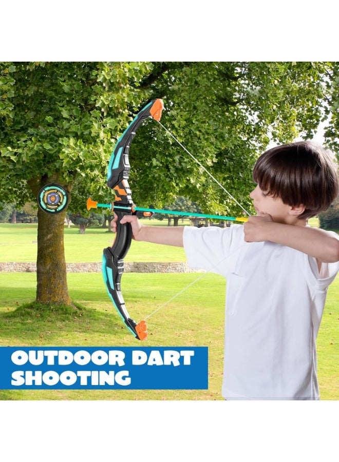 Generic Arrow and Bow Set for Children - LED Illuminated Archery Toy Set with Suction Cup Arrows, Target and Arrow Case, Toy for Indoor and Outdoor Use for Children Boys - Image 5