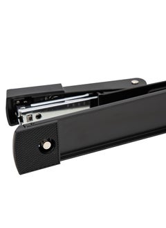 Deli Deli E0334 Stapler – 25 Sheets, Rotatable Anvil, Precise Stapling, Black/Silver  - Image 2