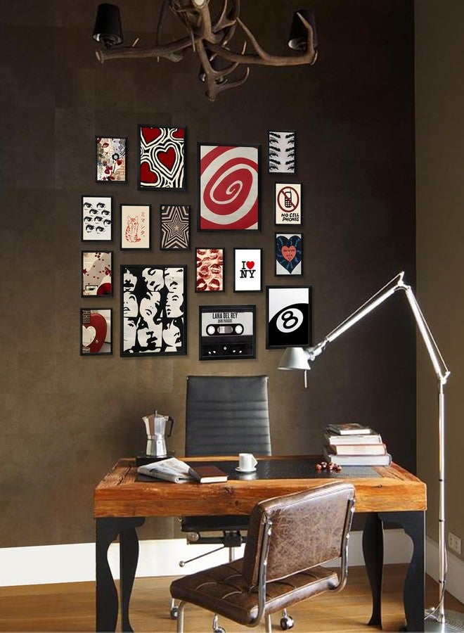 ASTRDECOR مجموعة ديكور غرفة فتاة وسط المدينة من ASTRDECOR، 16 قطعة - ملصقات Y2K لتزيين غرفة النوم، مطبوعات فنية جدارية لفتاة وسط المدينة، صور جمالية، مجموعة ملصقات جدارية عتيقة الطراز لتزيين غرفة الفتيات المراهقات، ملصقات نجوم الروك القديمة (بدون إطار) - Image 4
