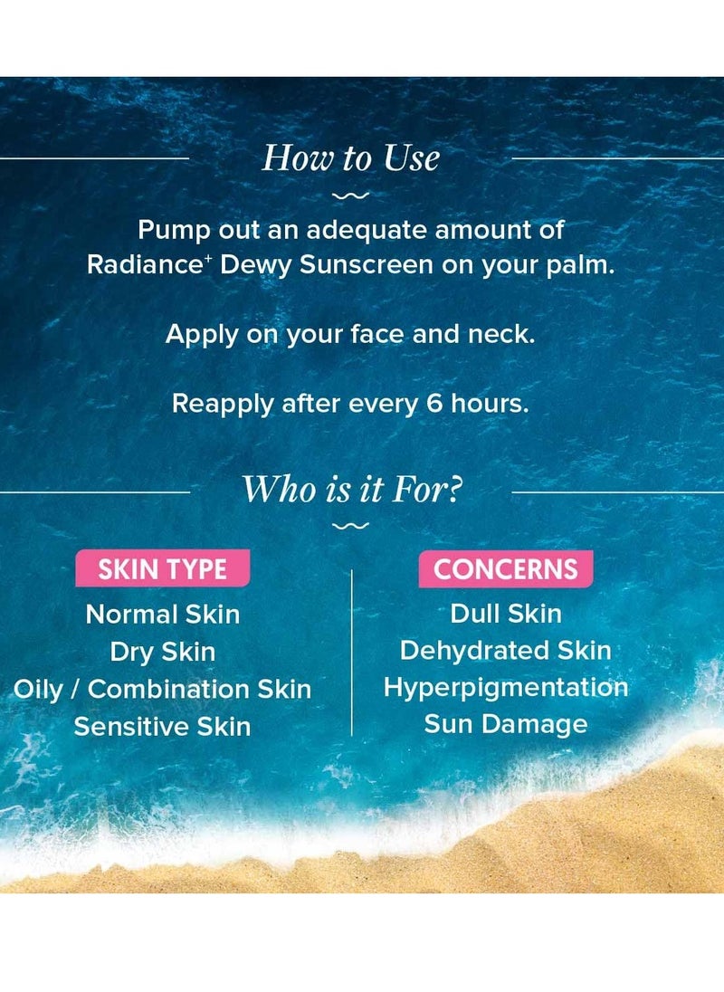 Aqualogica - Aqualogica Dewy Sunscreen with Watermelon Niacinamide with SPF 50 80g - Image 1