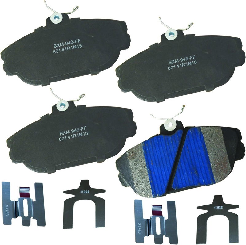 Bendix Premium SBM601 Semi-Metallic Front Brake Pads for Ford Sable 2000-1994, Taurus 2002-1994, Windstar 1998-1995, Lincoln Continental 1994-1993, Mercury Sable 2001-1994 - Image 1