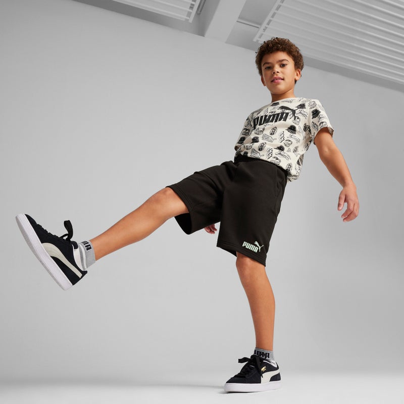 PUMA Essentials+ Mid 90s Boys Black Shorts - Image 3