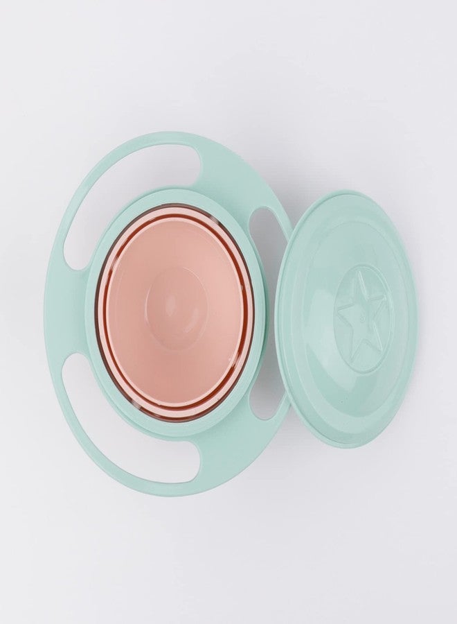 ZTL Gyro Bowl 360 Dgree Rotation Spill Resistant Gyroscopic Bowl with Lid - Image 2