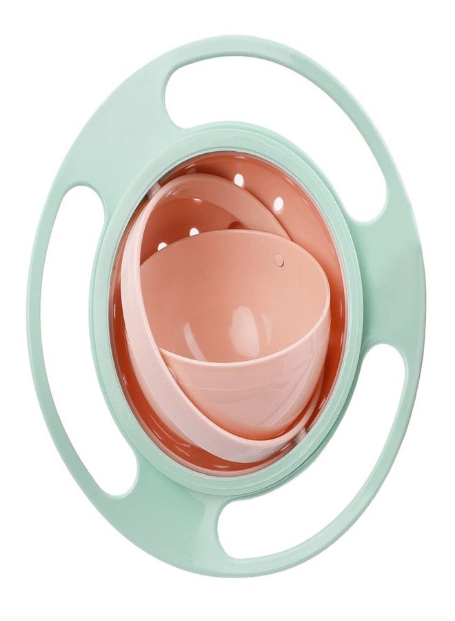 ZTL Gyro Bowl 360 Dgree Rotation Spill Resistant Gyroscopic Bowl with Lid - Image 1