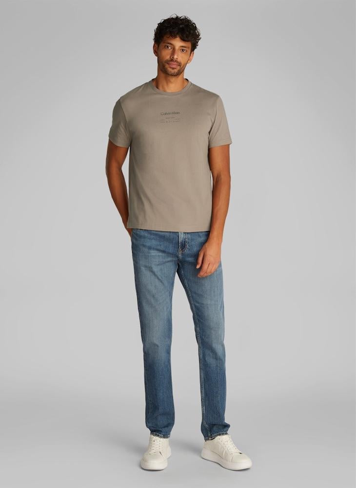 CALVIN KLEIN Raised Editorial Logo T-Shirt  - Image 4