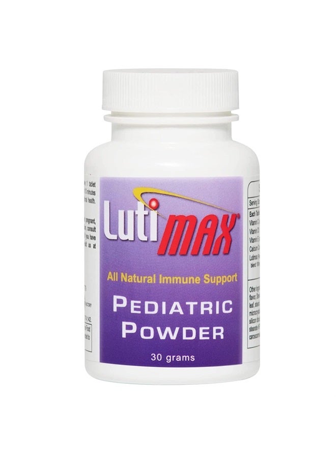Luti Max Luteolin w/Rutin Pediatric Powder for Kids 30 gm 100 Servings - Immune & Nervous System Supplement - Muscle & Neuron Support - Anti-inflammatory - Natural Bioflavonoids - Gluten Free - Image 1