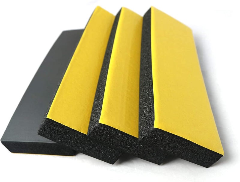 Keliiyo 4 PCS Garage Wall Protector Car Door Protector Garage Wall Guard for Car Doors Self Adhesive NBR Foam Garage Car Door Protector Anti-Collision for Warehouse Parking Assist - Image 1