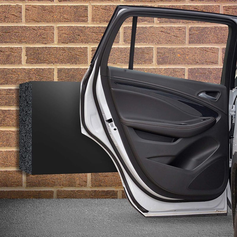 Keliiyo 4 PCS Garage Wall Protector Car Door Protector Garage Wall Guard for Car Doors Self Adhesive NBR Foam Garage Car Door Protector Anti-Collision for Warehouse Parking Assist - Image 2