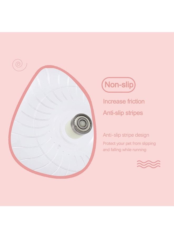 Neostyle - Neostyle Hamster Flying Saucer Silent Running Exercise Wheel With Holder White - Image 1