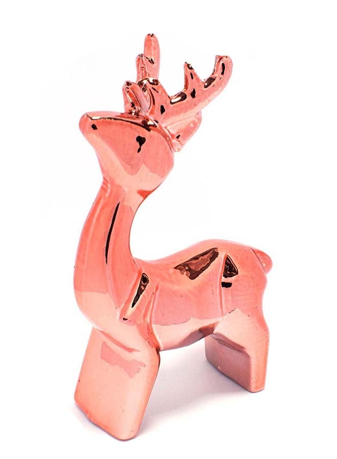 immatgar immatgar colorfull Deer Gazelle Reindeer for Bedroom Office living room souvenirs gifts Home décor (Rose - 10.5 CM Height)  - Image 1