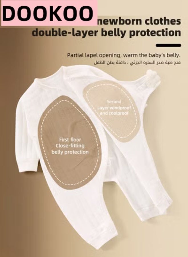 DOOKOO 28PCS Newborn Baby Gifts Set, Newborn Layette Gift Set, Baby Clothes Accessories Set for Boys and Girls, Premium Cotton, Perfect Gift Box with Beautifully Suitcase for Spring Summer Autumn Winter - Image 5