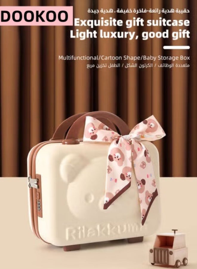 DOOKOO 28PCS Newborn Baby Gifts Set, Newborn Layette Gift Set, Baby Clothes Accessories Set for Boys and Girls, Premium Cotton, Perfect Gift Box with Beautifully Suitcase for Spring Summer Autumn Winter - Image 3