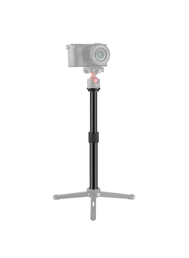 Extendable Aluminum Alloy Extension Pole Rod 19-31cm Universal 1/4-inch 3/8-inch Interface with 2pcs 1/4 to 3/8 Adapter Screws for DSLR SLR Camera Stabilizer Ball Head Tripod  - Image 4