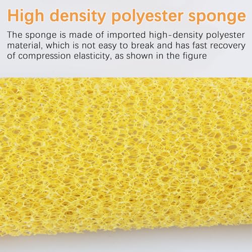 YLTOLOO 8 Pcs Textured Paint Roller Covers, 4 inch Medium Textured Foam Drywall Texture Paint Rollers, House Paint Roller Covers for Art Painting Walls Ceilings - Image 3