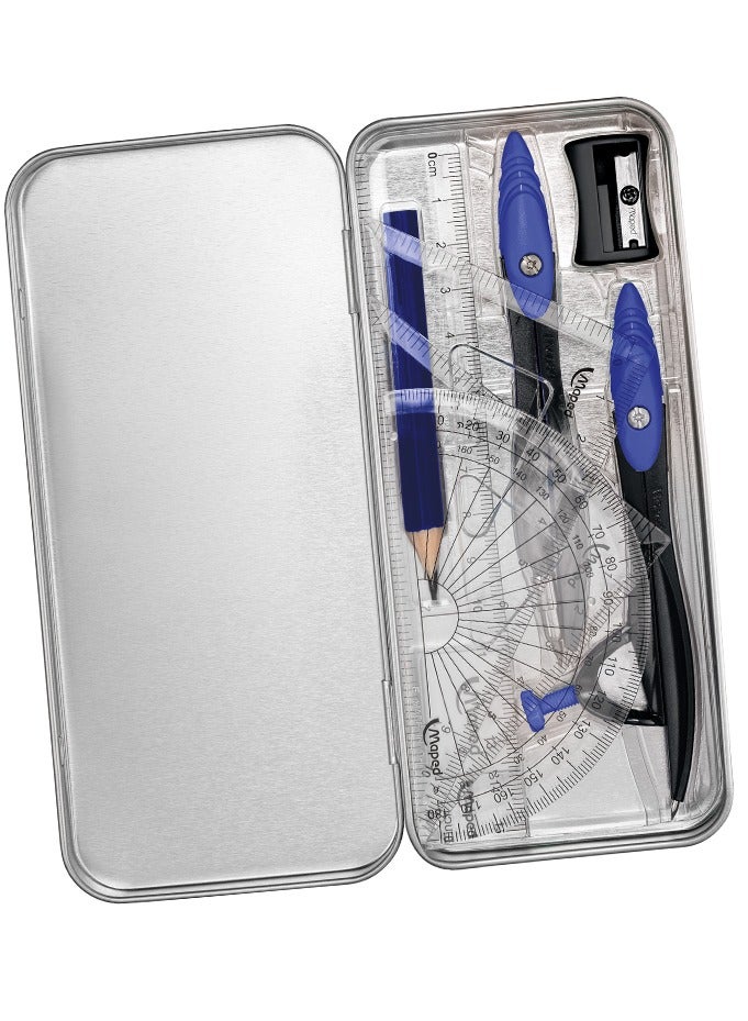 Maped مجموعة مكونة من 9 قطع من ألعاب الهندسة والرياضيات بتصميم جنة أعماق البحار - Image 3