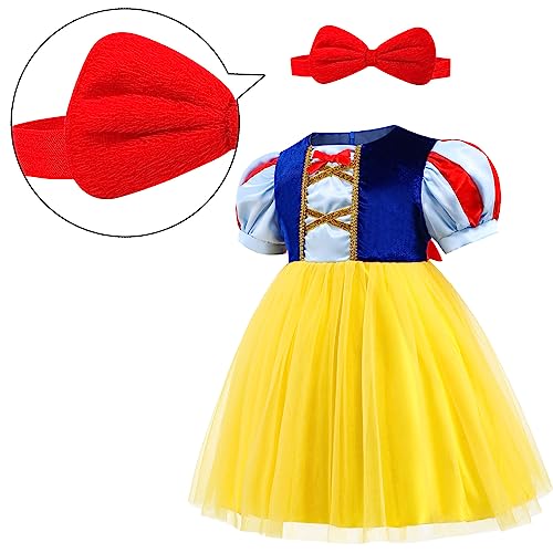 ICECUTE Princess Costumes for Toddler Girls,Princess Dress for Kids,Birthday Halloween Party Dress Up - Image 4