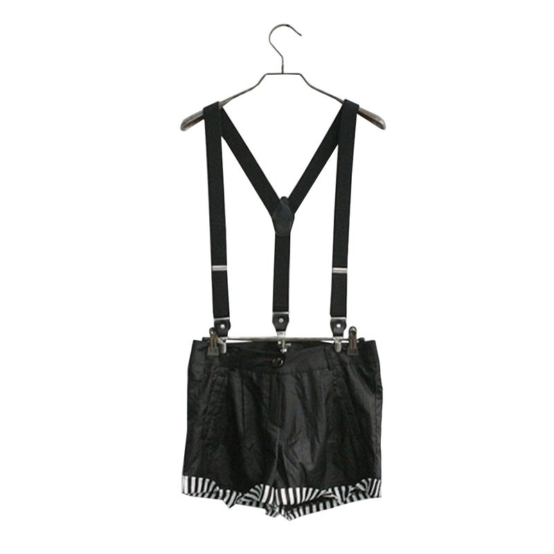 2pcs Generalduty Male and Female Trousers Pants Elastic Suspender with Clips(Black) - Image 4