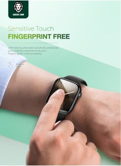 GREEN LION 3D Screen Protector for Apple Watch iWatch Series 10 46mm / Anti Scratch / Anti Fingerprint / Shockproof / HD Clarity / 360° Protection / Self-Healing Material / Sensitive Touch / Drop Protection - Clear  - Image 2