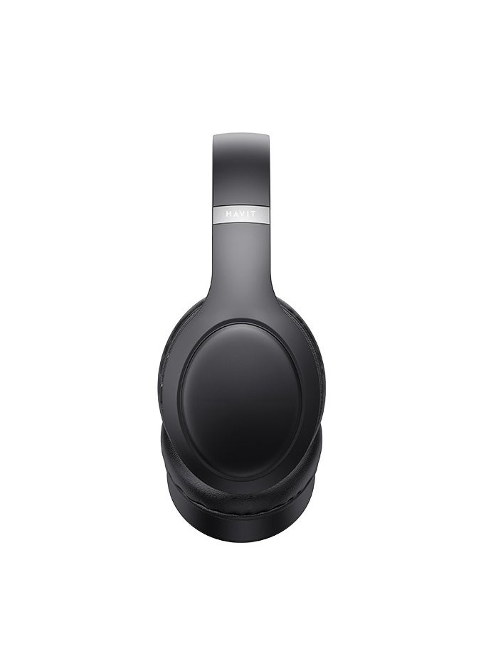 havit - H628BT Wireless Headphones with Closed Ear Design and Noise Cancelling, Foldable Earphones with Lightweight Design and Longer Battery Life - Image 1