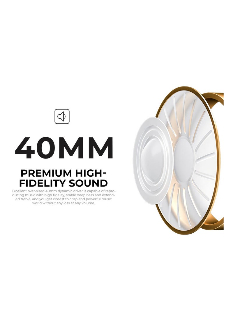 havit - H628BT Wireless Headphones with Closed Ear Design and Noise Cancelling, Foldable Earphones with Lightweight Design and Longer Battery Life - Image 1