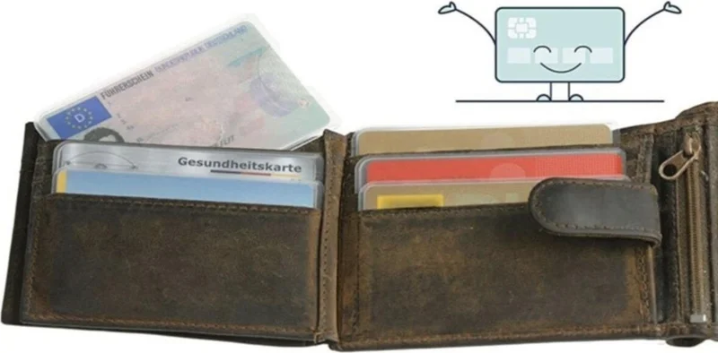 جيمبو 10 Pieces Minimalist New Generation ID Case Contactless Credit Card Protector Compatible for All Cards