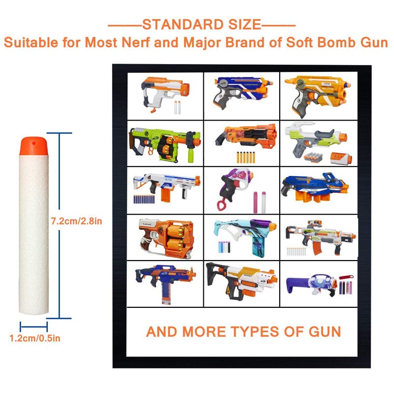AMOSTING Refill Darts for Nerf Modulus Guns N Strike Elite 20 Glow in The Dark 1000Pcs Bulk Bullets Pack - Image 3