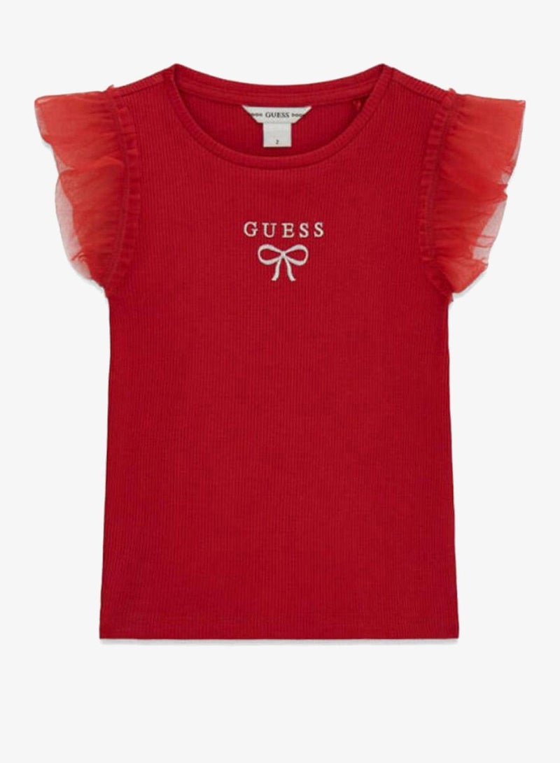 GUESS Infant Graphic Crew Neck T-Shirt - Image 4