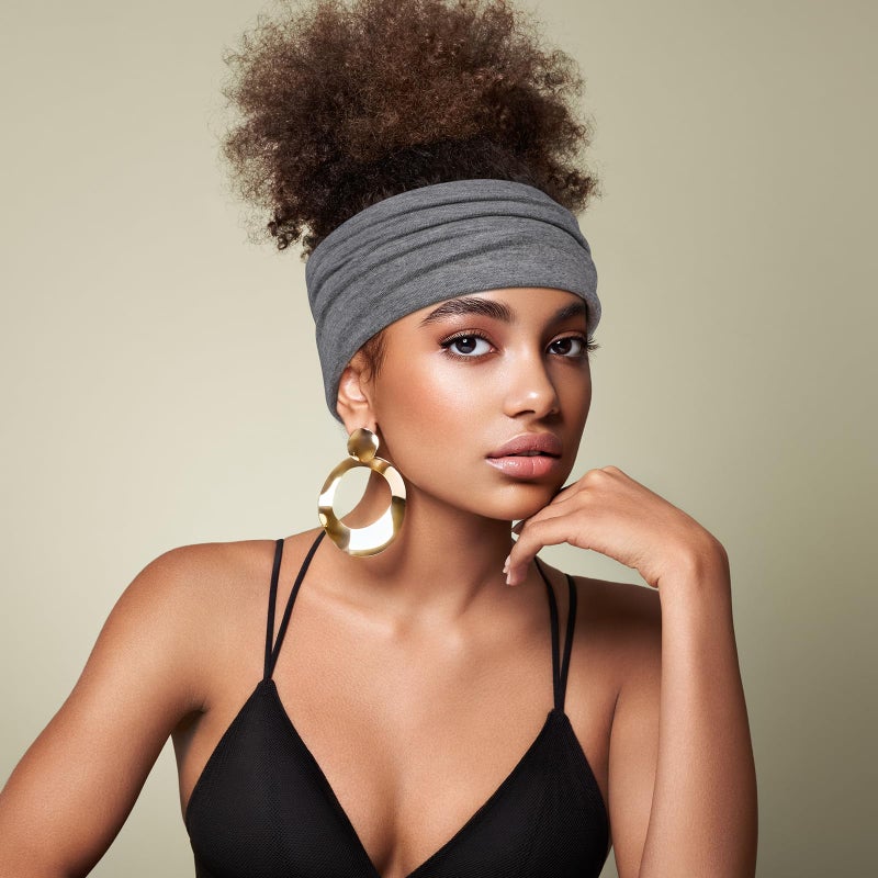 DiyJibb Headbands for Women, 7PCS Wide Cloth Hair Bands for Workout, Yoga, Skincare & Daily Wear, Soft & Stretchy - Image 5